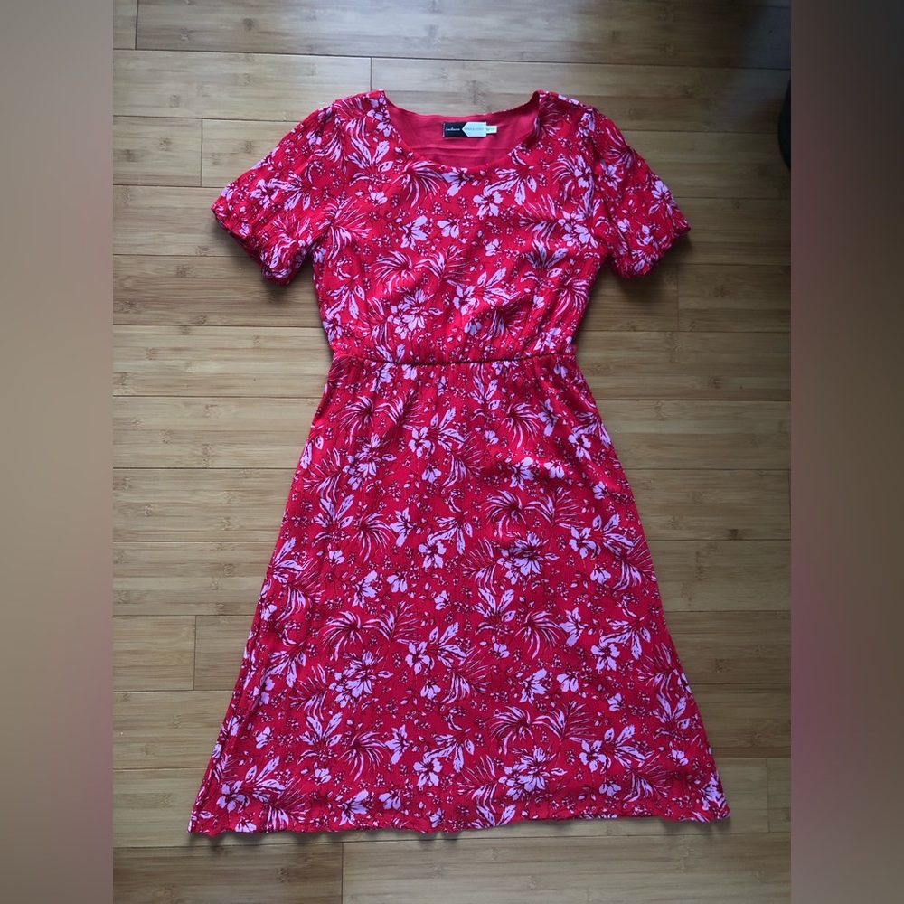 Piper & Scoot Taryn Floral Midi Dress. Size: M - image 3
